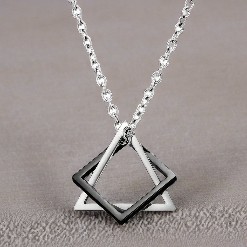 Fashion Jewelry Unisex Minimalist Geometric Square Hip-Hop